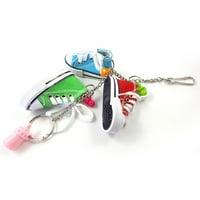 Шулемин цветна висяща домашна птица папагал дъвчещ спортни обувки декорация на клетка за играчка, случаен цвят