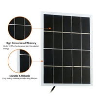 Gecheer 3W 5V слънчев панел с постоянен ток поликристален силиконов слънчев клетки Направи си водоустойчив къмпинг Преносим мощен слънчев панел Съвместим за 3.7V Батерия