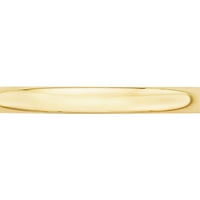 10K жълто злато 10ky ltw половин кръгла лента размер, направен в САЩ 1HRL025-10