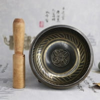 Месингова бута звукова купа тибетска купа за скандиране за йога медитация