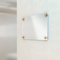 Комплекти винтове от неръждаема стомана Огледало Огледално покритие Огледален знак Рекламни винтове Медни пръстени