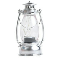Лампа за фенер Винтидж дизайн Романтична атмосфера Лека медна жица LED светлина за свещи за закрито