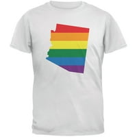 Аризона ЛГБТ гей гордостта на дъгата бяла младежка тениска-младеж X-голяма