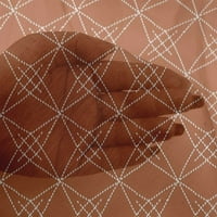 Oneoone Viscose шифонски тъкани форми Геометричен сашико отпечатан двор